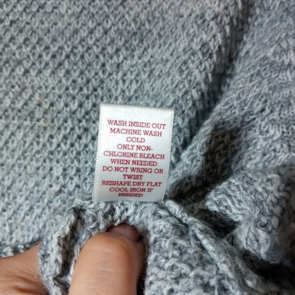 Gray Distressed Sweater - Picture 8 of 8